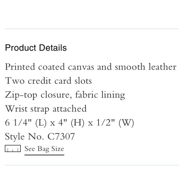 COACH Buffalo Plaid Corner Zip Wristlet - Picture 14 of 14